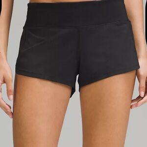 Lululemon black speed short